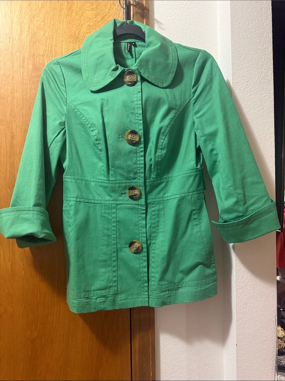 WOW POSHMARK - Authentic Ambition Green Blazer